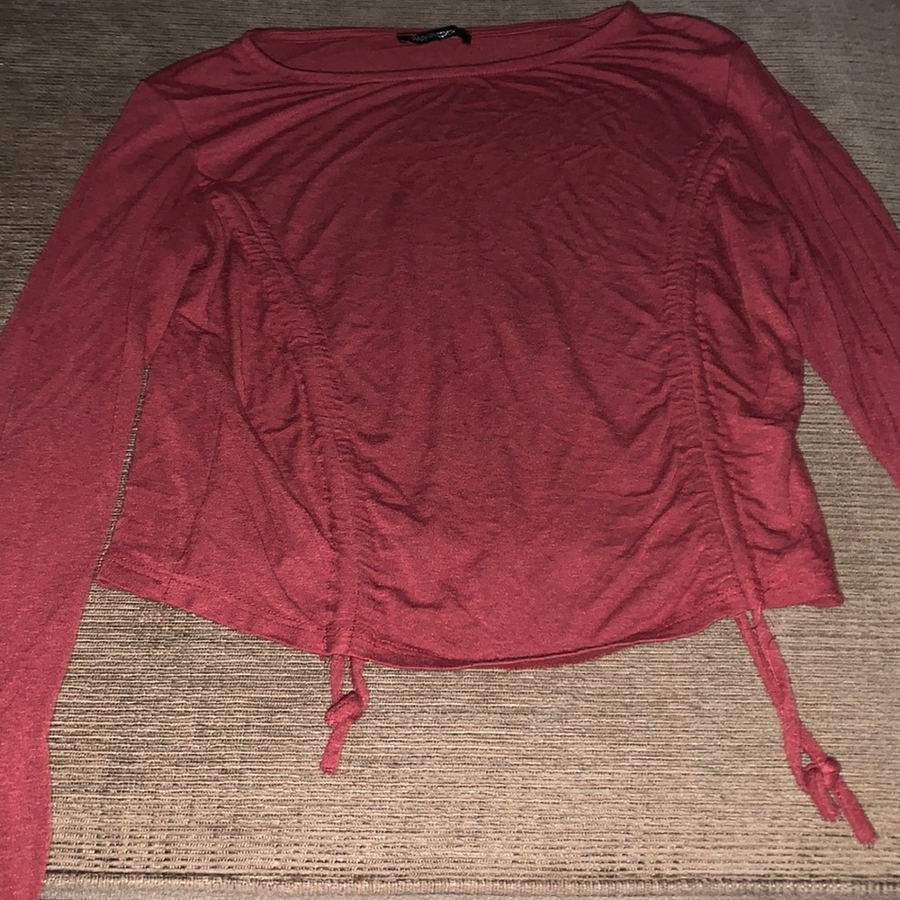 Cute crop top long sleeve